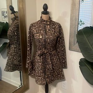 Leopard Print Coat